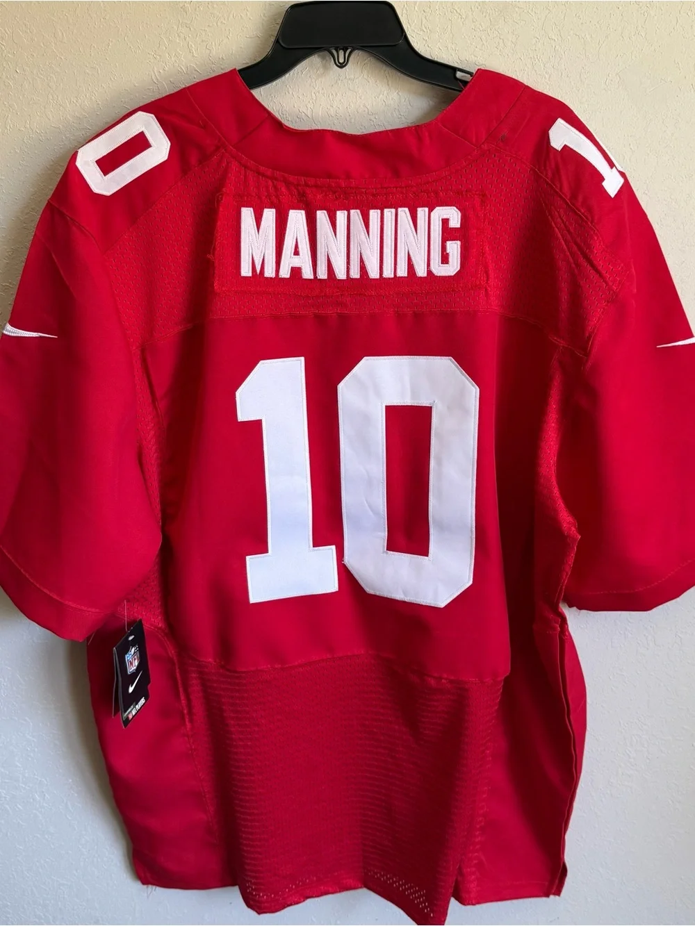 Men’s 52 NWT NFL Nike On Field New York Giants Eli Manning Sporty Gameday Jersey